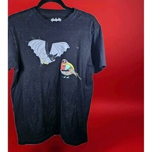 Batman & Robin DC Comics Mens T-Shirt - Literally A Bat & Robin - Size Medium